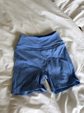 Gymshark Whitney Simmons High-Waist Sky Blue Bike Shorts